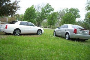 Cadillac DTS and Cadillac CTS Rear-view
