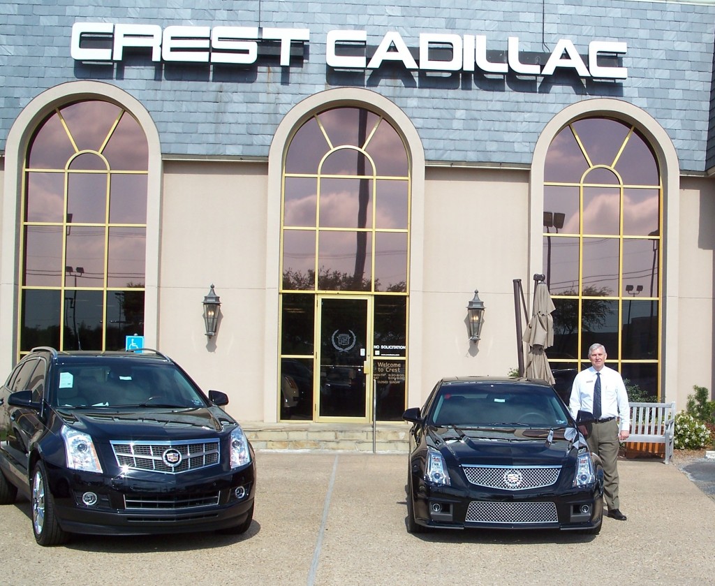 Tony Griggs of Crest Cadillac. The Staff was nice enough to treat me like a 