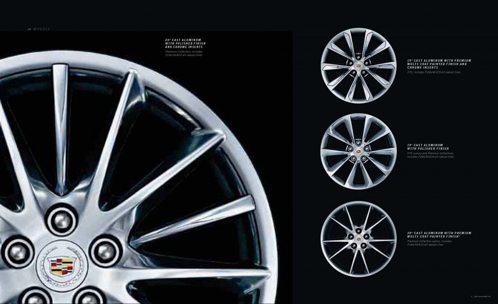 Cadillac XTS Wheel choices