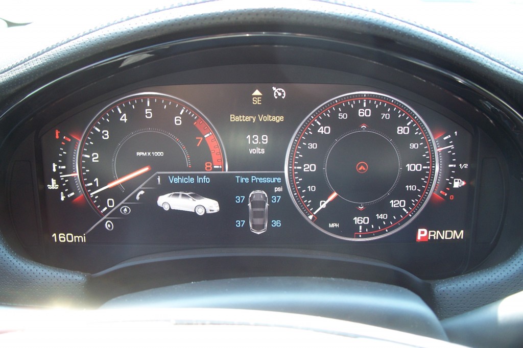 Cadillac XTS dash display - Performance